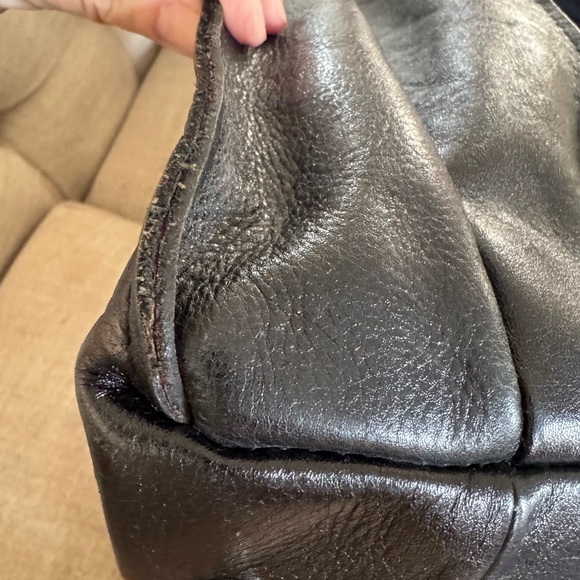 Patricia Nash “Cavo Tote” Black Full-Grain Leather Bag — Like new - Picture 16 of 17